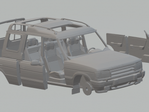 land rover discovery 3D 프린트 모델
