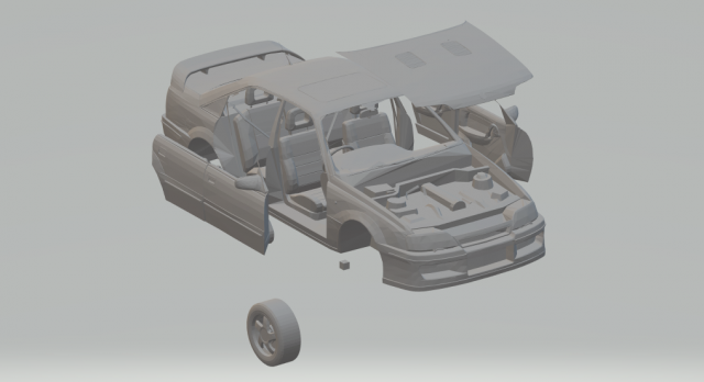 opel omega lotus Modelo de Impressão 3D .c4d .max .obj .3ds .fbx .stl .blend 