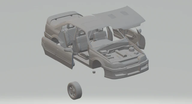 opel omega lotus 3D Print Model .c4d .max .obj .3ds .fbx .stl .blend 