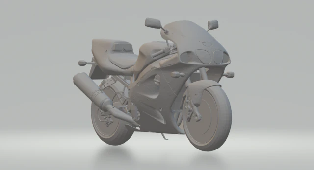kawasaki ninja zx-7r-rr 3D Print Model .c4d .max .obj .3ds .fbx .stl .blend