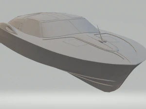 1963 corvette speed boat 3D Print Model