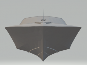 1963 corvette speed boat 3D प्रिंट मॉडल