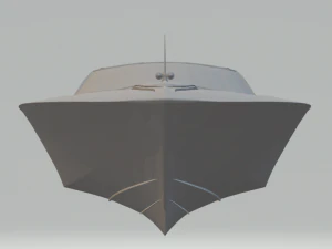 1963 corvette speed boat 3D Print Model