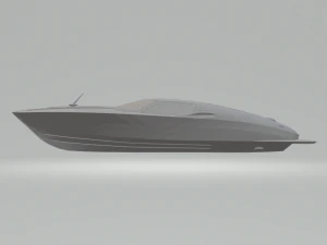 1963 corvette speed boat 3D Print Model