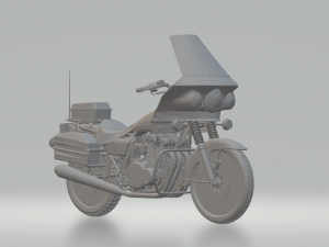 kawasaki police 3D 打印模型