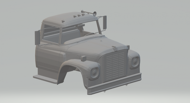 International harvester loadstar 1970 Modelo de impresión 3D .c4d .max .obj .3ds .fbx .stl .blend