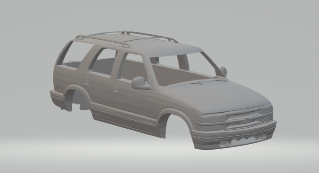 chevrolet blazer 3D Print Model .c4d .max .obj .3ds .fbx .stl .blend