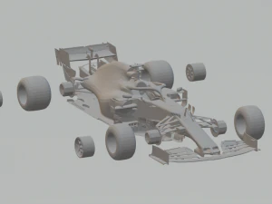 гоночный автомобиль формулы-1 2019 года 3D Принт Модель