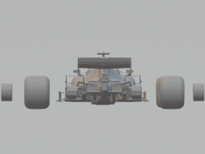 fromula one race car 2019 3D Druckmodell