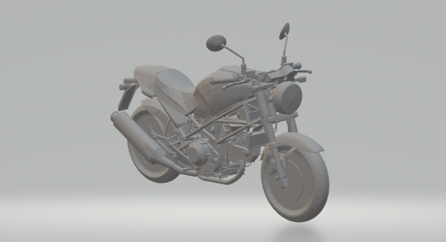 ducati monster 3D Baskı Modeli .c4d .max .obj .3ds .fbx .stl .blend 