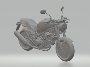 ducati monster 3D 프린트 모델
