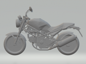 ducati monster 3D Baskı Modeli
