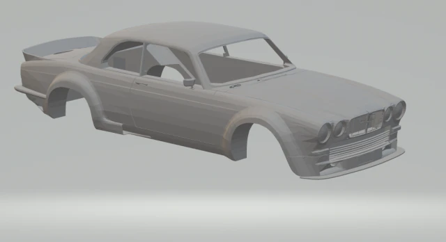 jaguar broadspeed xjc 3D Print Model .c4d .max .obj .3ds .fbx .stl .blend
