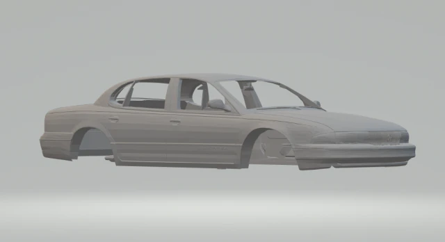 chrysler lhs 3D Print Model .c4d .max .obj .3ds .fbx .stl .blend 