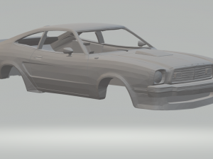 mustang king cobra 1978 Model Cetak 3D