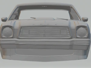 mustang king cobra 1978 3D Print Model