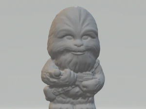 uang Chewbacca aman Model Cetak 3D