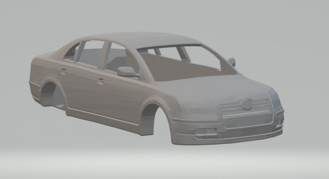 toyota avensis 3D Принт Модель .c4d .max .obj .3ds .fbx .stl .blend 