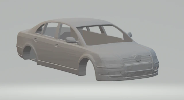 toyota avensis 3D Print Model .c4d .max .obj .3ds .fbx .stl .blend