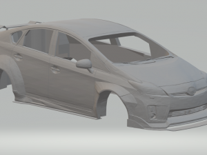 toyota prius 3D Print Model