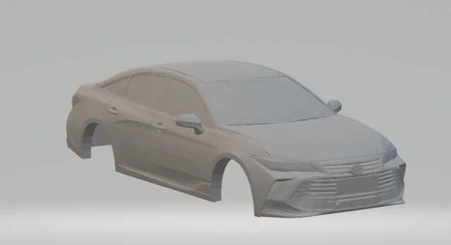toyota avalon 3D Baskı Modeli .c4d .max .obj .3ds .fbx .stl .blend 