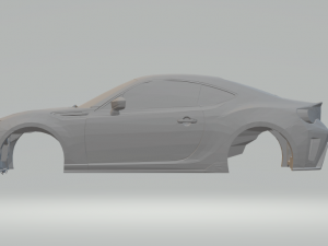 subaru brz 3D 프린트 모델