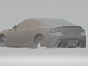 subaru brz 3D 프린트 모델