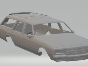 caprice wagon 3D 打印模型