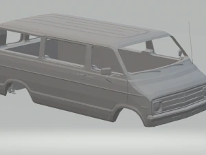 menghindari mobil van d200 Model Cetak 3D