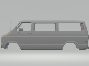 dodge d200 van 3D Принт Модель