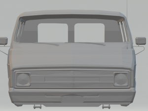 dodge d200 van 3D Принт Модель