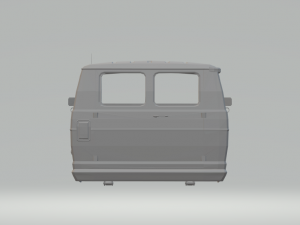 dodge d200 van 3D Принт Модель