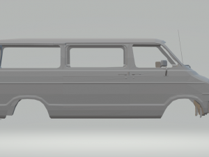 dodge d200 van 3D Принт Модель