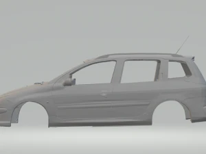 peugeot 206 sw 3D Print Model