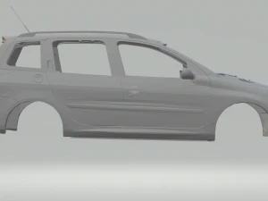 peugeot 206 sw 3D Print Model