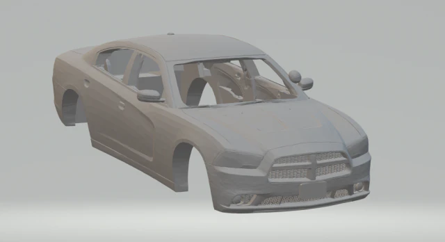 dodge charger 2006 3D Print Model .c4d .max .obj .3ds .fbx .stl .blend
