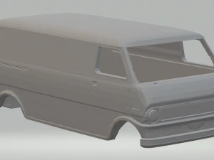 포드 Econoline Transit E100 패널 3D 프린트 모델