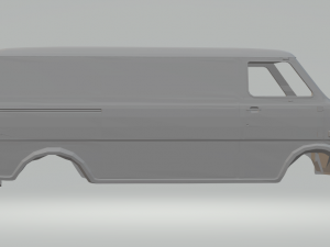 ford ecoline transit e100 panel 3D Принт Модель
