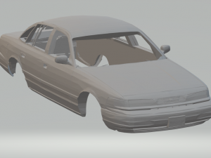 crown victoria sedan 3D 打印模型