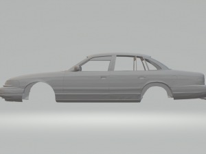 crown victoria sedan 3D प्रिंट मॉडल