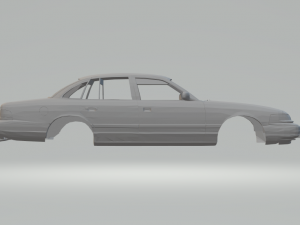 crown victoria sedan 3D प्रिंट मॉडल