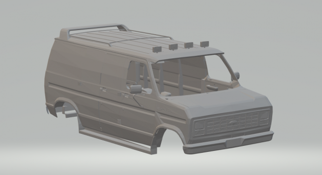 e - 150 panel 3D 프린트 모델 .c4d .max .obj .3ds .fbx .stl .blend 