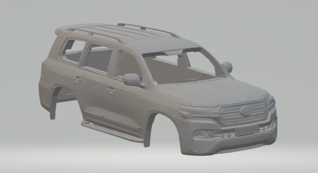 toyota land cruiser 3D 打印模型 .c4d .max .obj .3ds .fbx .stl .blend 