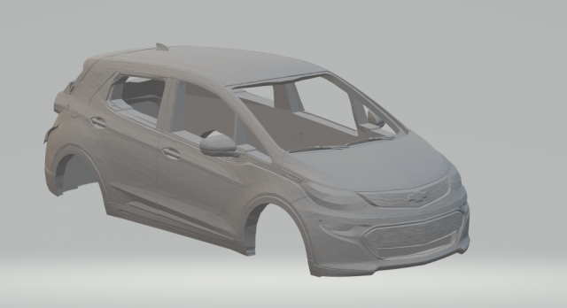 chevrolet bolt 3D 打印模型 .c4d .max .obj .3ds .fbx .stl .blend 