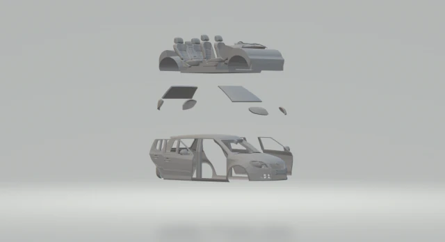 skoda fabia 3D Print Model .c4d .max .obj .3ds .fbx .stl .blend 