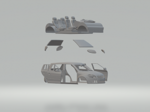 skoda fabia 3D Print Model