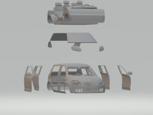 skoda fabia 3D Print Model