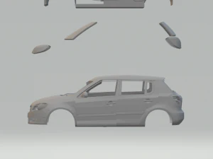 skoda fabia 3D Print Model