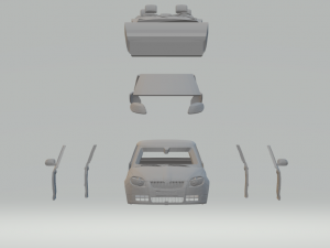 skoda fabia 3Dプリントモデル