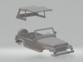 jeep wrangler 3D-printmodel